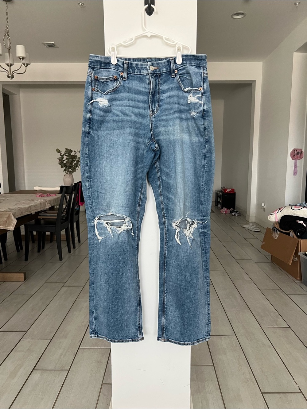 American Eagle Curvy Straight Jean- 14 long
